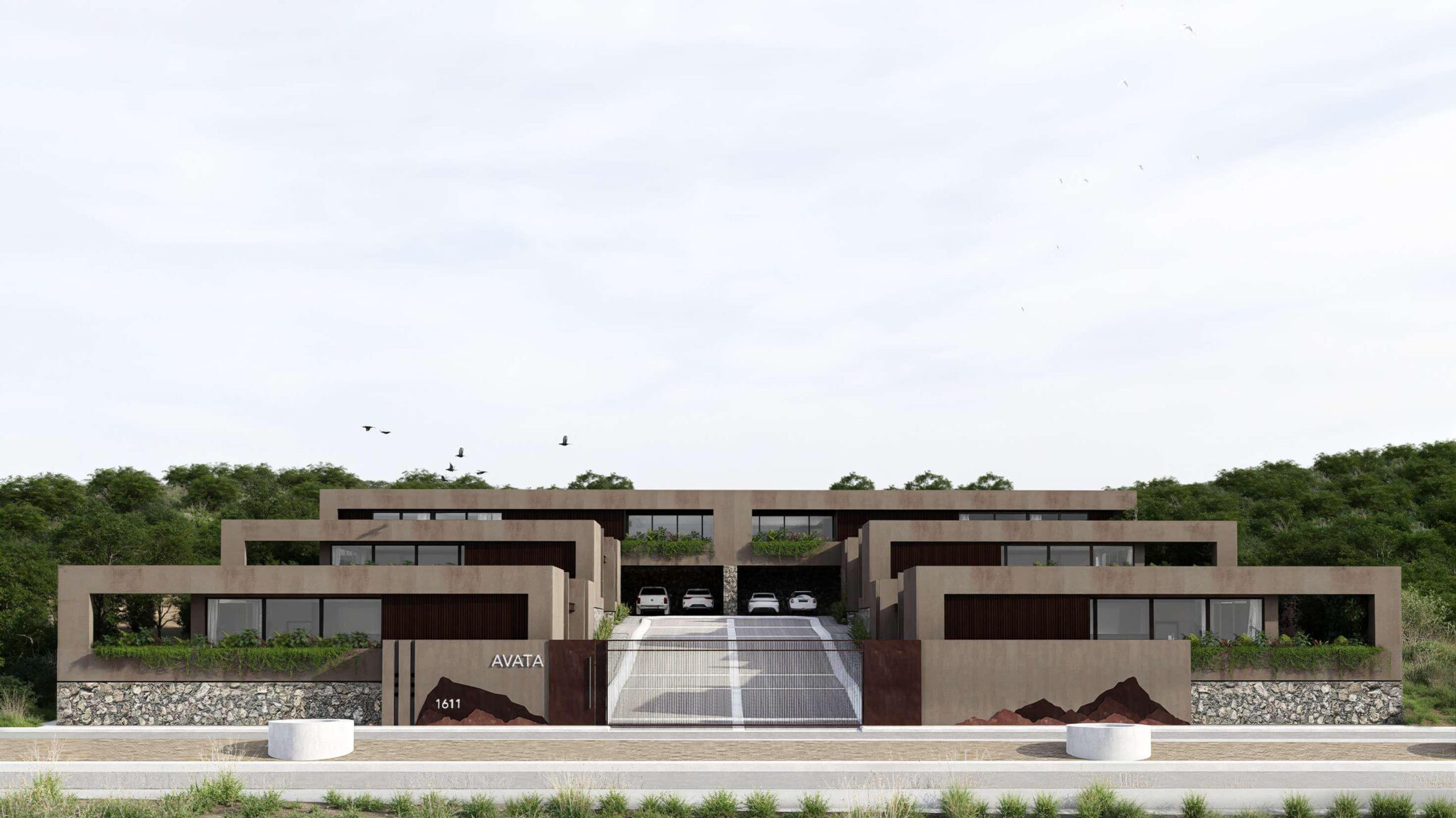 Vista de fachada Avata